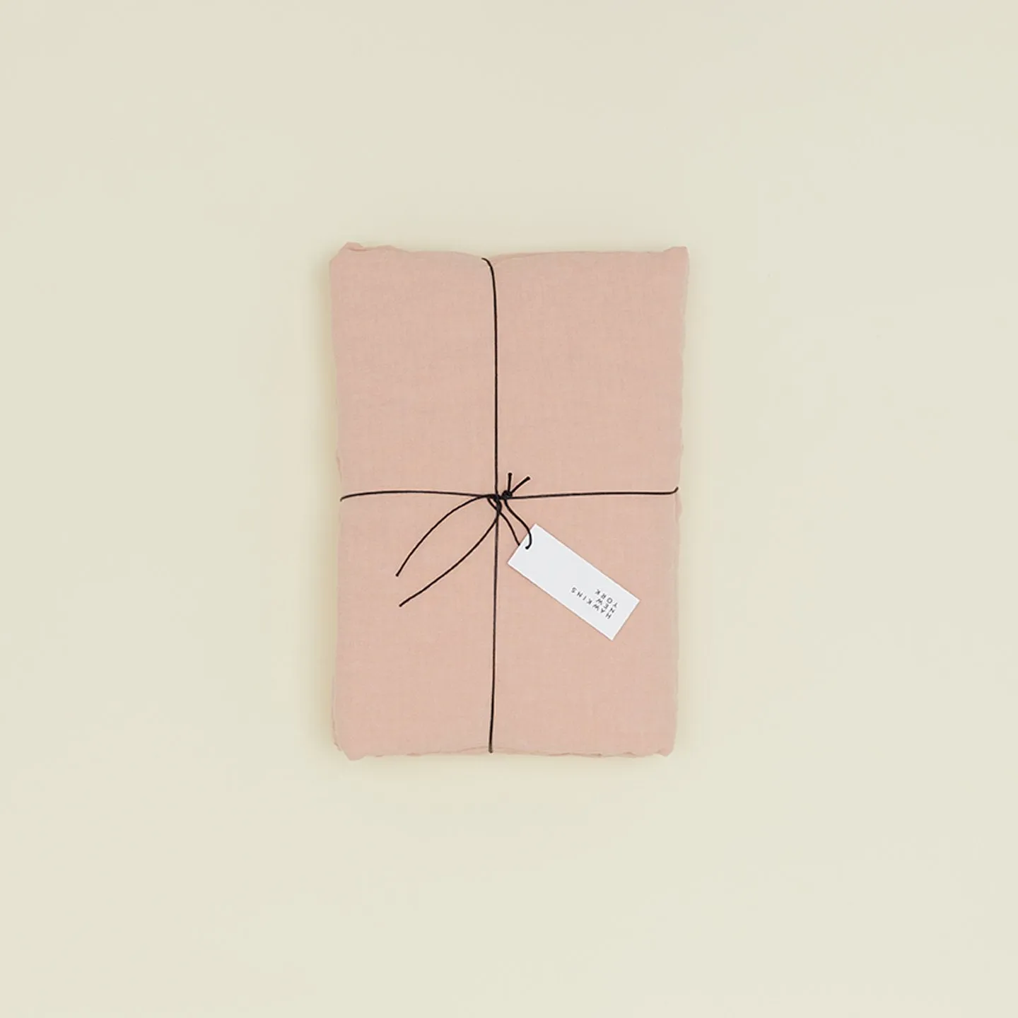 Simple Linen Duvet - Blush