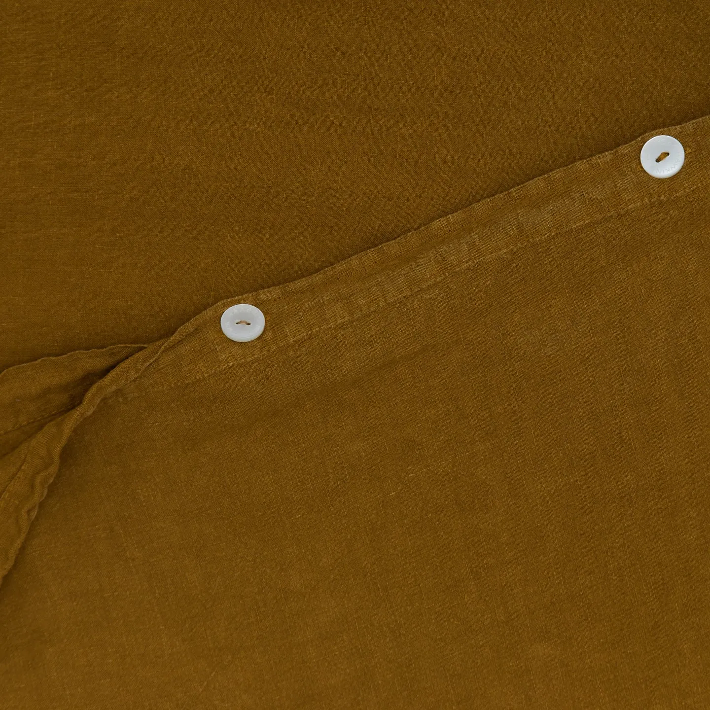 Simple Linen Duvet - Bronze