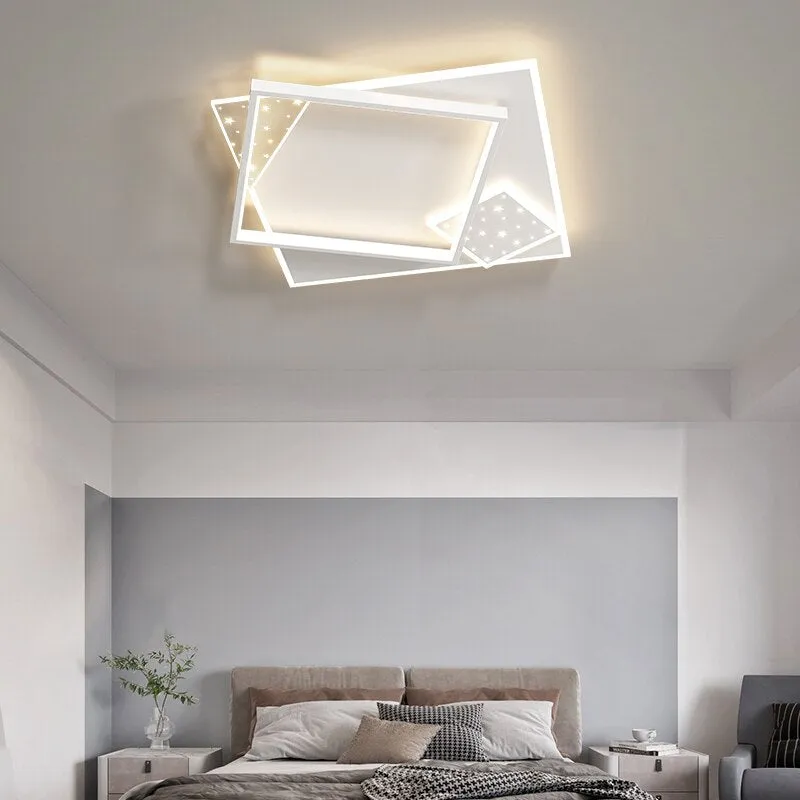 Simple Modern Led Chandeliers Atmosphere Living Room Ceiling Lamp Creative Starry Bedroom Whole House Lighting Combination Lamp