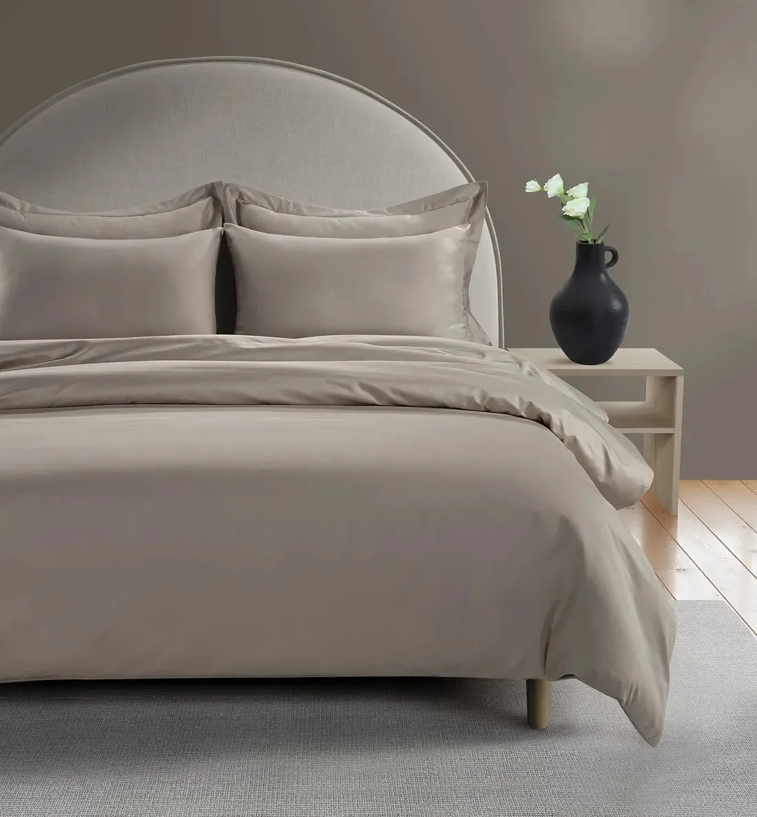 Simply Taupe 800 Thread Count Egyptian Cotton Duvet Cover