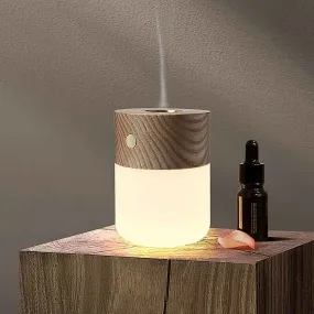 Smart Diffuser Lamp in Walnut or Ash Wood by Gingko