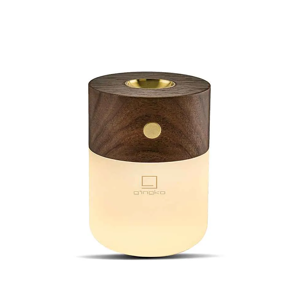 Smart Diffuser Lamp in Walnut or Ash Wood by Gingko