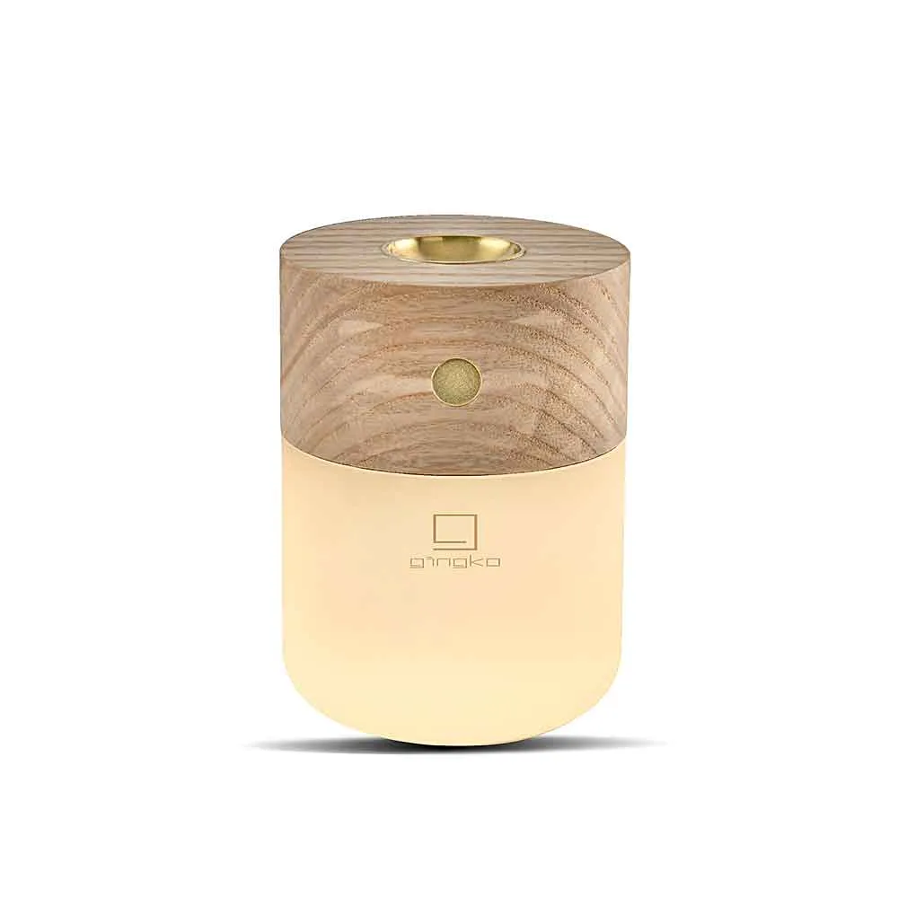 Smart Diffuser Lamp in Walnut or Ash Wood by Gingko