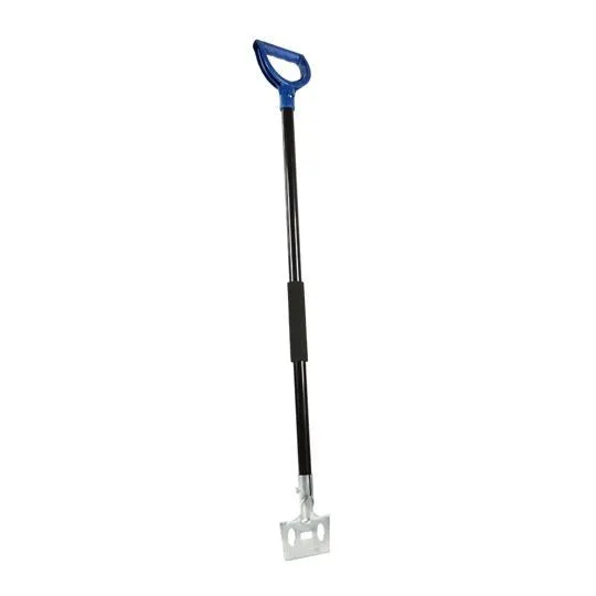 Snow Joe SJ-EDG24M 2-in-1 Snow Pusher   Ice Chopper with Poly Blade | 24-inch (Retail Pack)