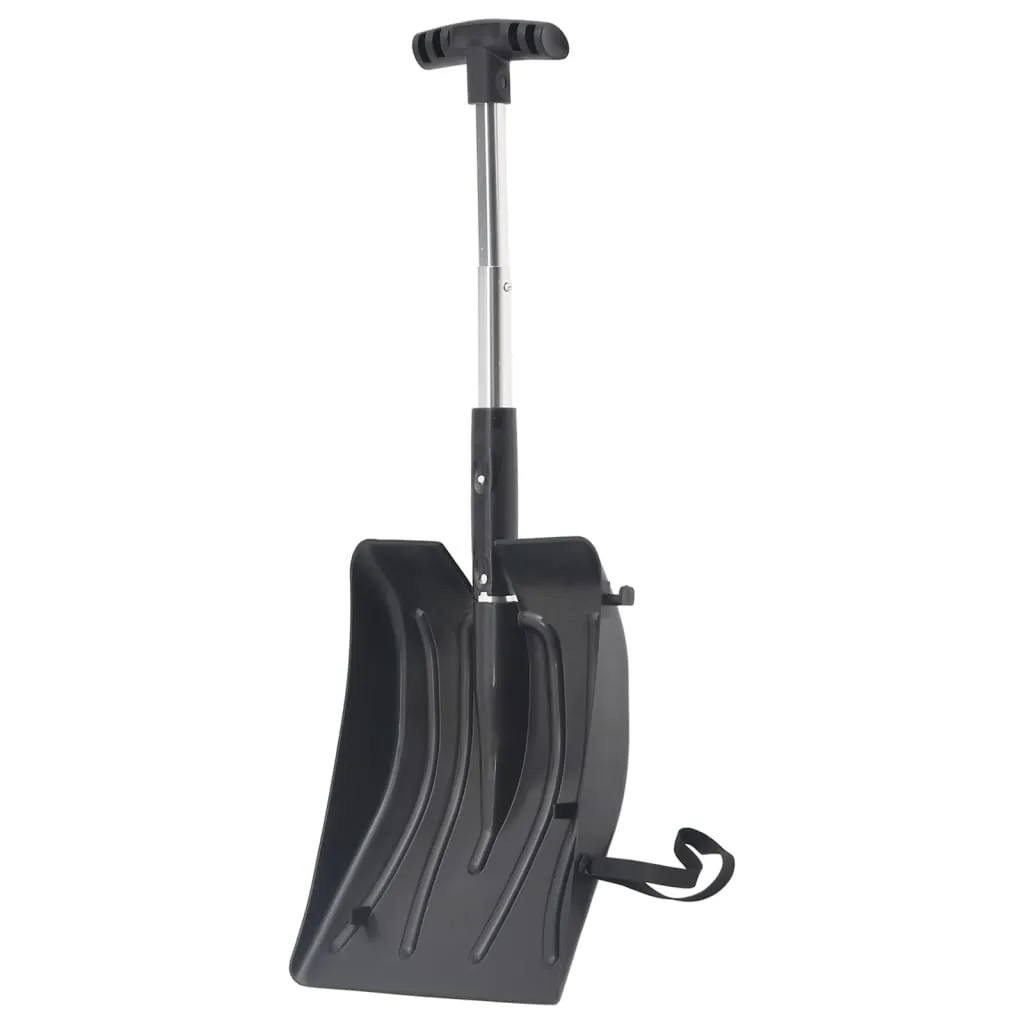 Snow Shovel Kit 3-in-1 Black Aluminum