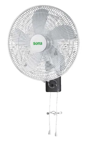 SONA Wall Fan 16Inch, White