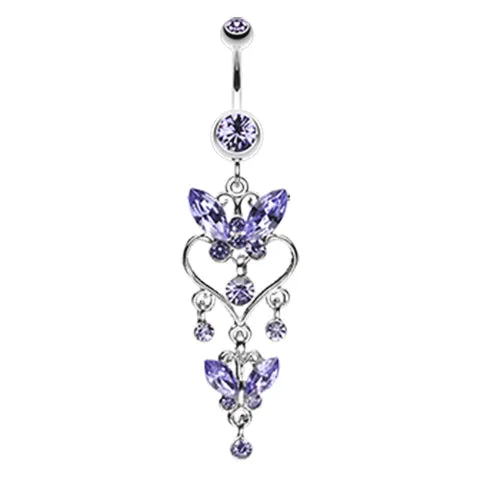 Sophistiqué Butterfly Chandelier Belly Ring