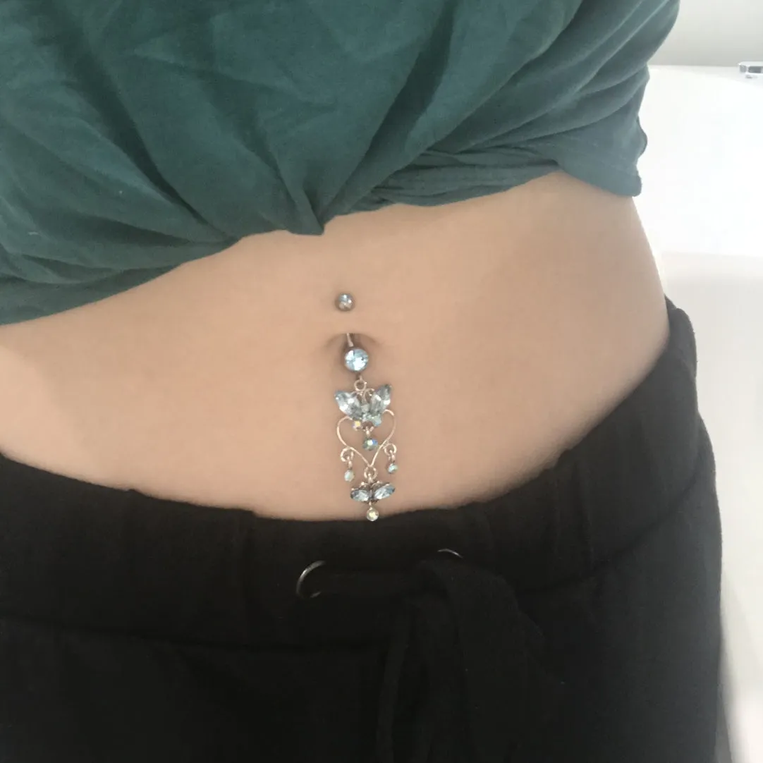 Sophistiqué Butterfly Chandelier Belly Ring