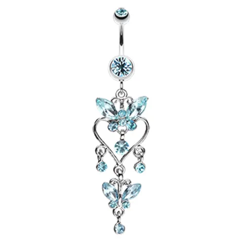 Sophistiqué Butterfly Chandelier Belly Ring