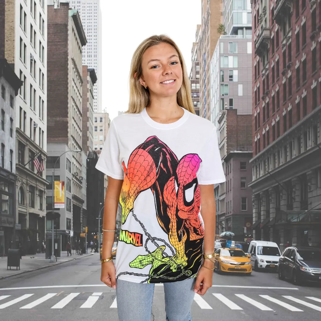 Spider-Man Chromatic Marvel Adult T-Shirt