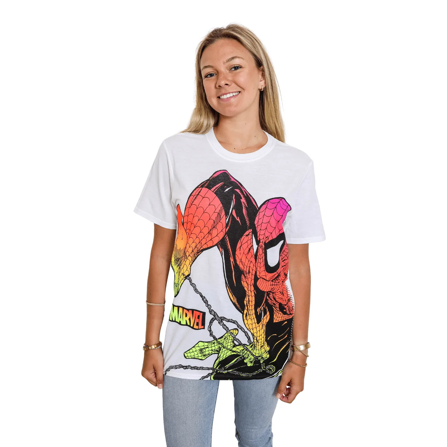 Spider-Man Chromatic Marvel Adult T-Shirt