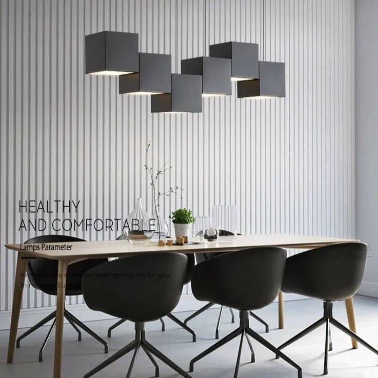 Square Blocks Pendant Light