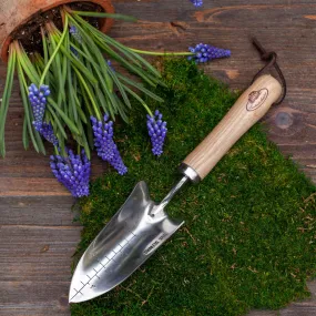 Stainless Steel & Wood Garden Shovel