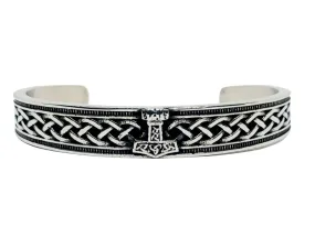 Stainless Steel Mjölnir Adjustable Bracelet