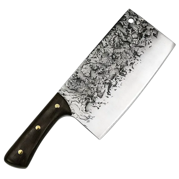 Stockman 6666 Cleaver Custom Patterned 5cr15mov Stainless Steel with Wenge Handle - 7.5"