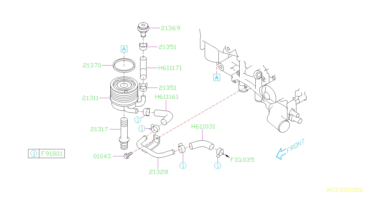 Subaru STI Oil Cooler Kit 2008-2014 WRX