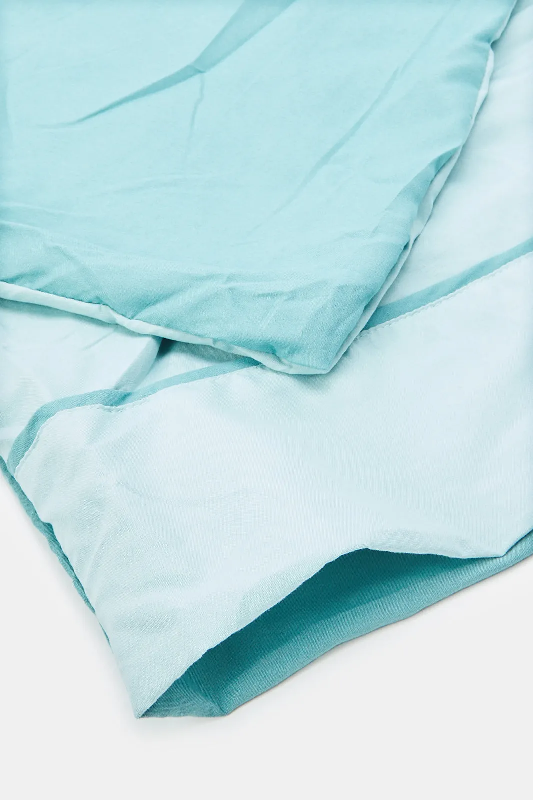 Teal Reversible 2-Piece Duvet Cover Set
 (Single Size)