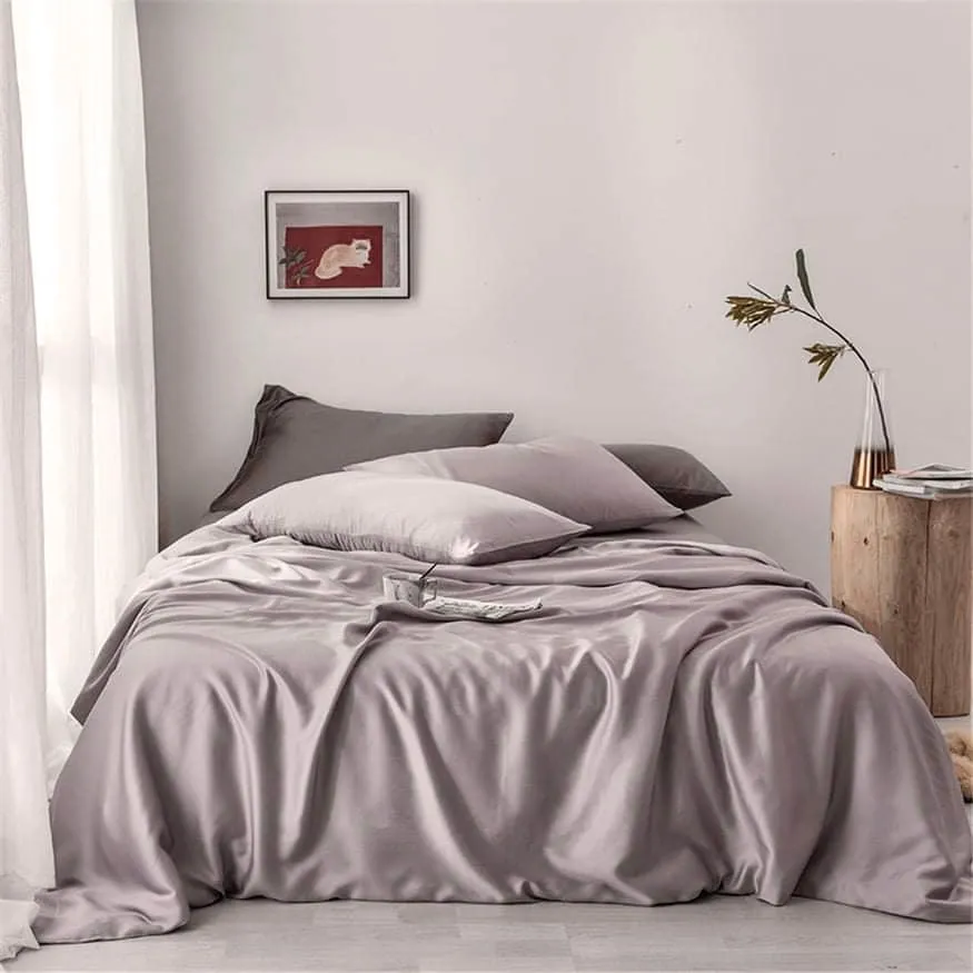 Tencel Basic Set - 1 Duvet cover, 1 Fitted sheet and 2 Pillow cases