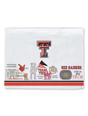 Texas Tech "Icon Collage" Tea Towel