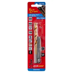 Tork Craft | Tap HSS 9X1.25mm & Drill 7.7mm 2Pc Set