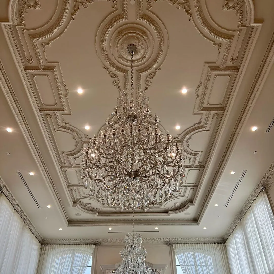 Traditional Candle Crystal Chandelier for Staircase/Foyer/Living Room/Villa