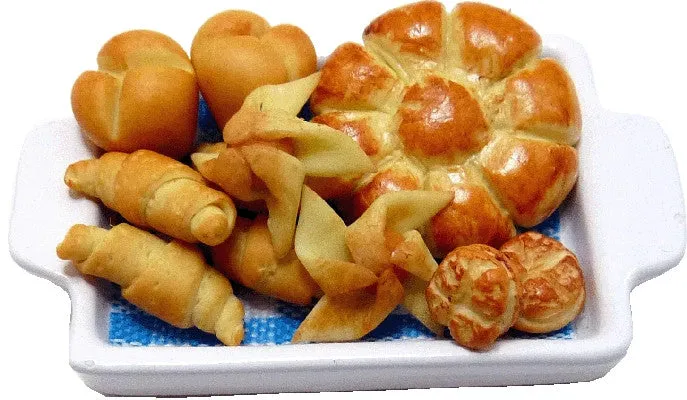 Tray full of Breads and Rolls