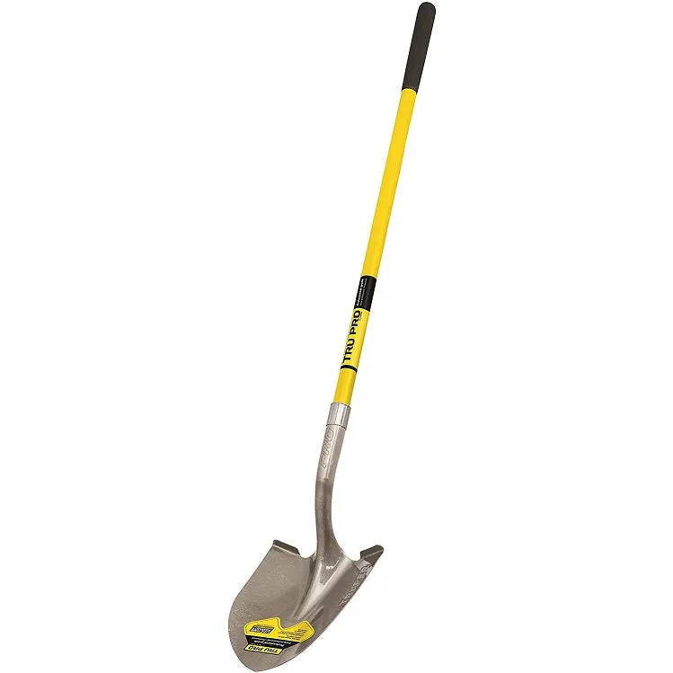 Tru Pro Round Point Shovel with 48" Fiberglass Handle 31198