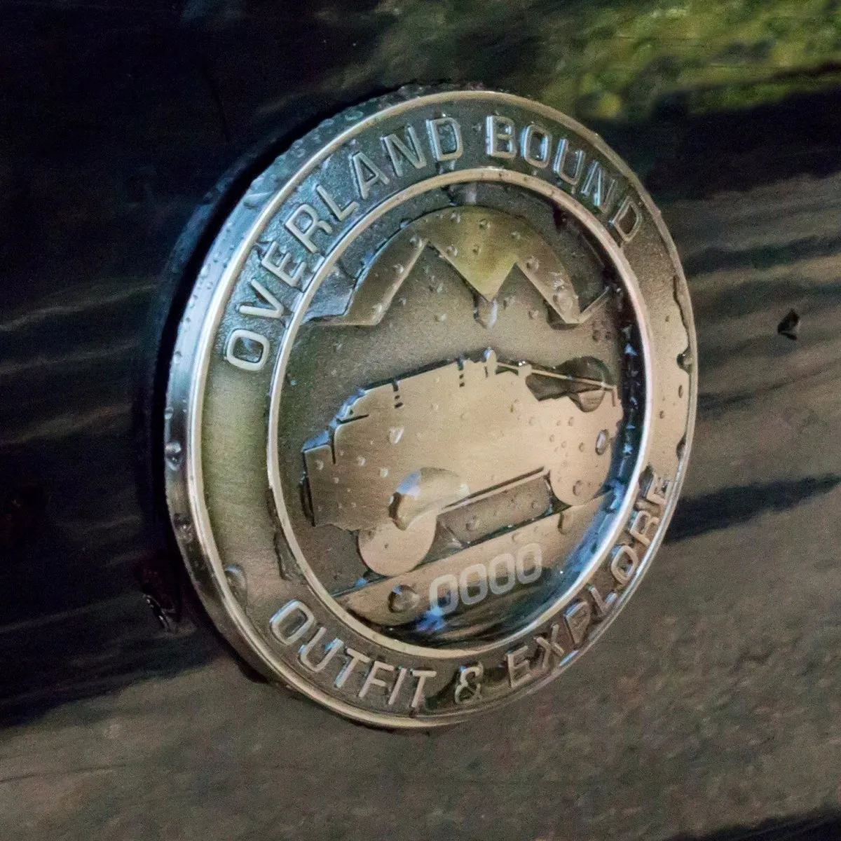 Two Overland Bound Emblems: Current Member