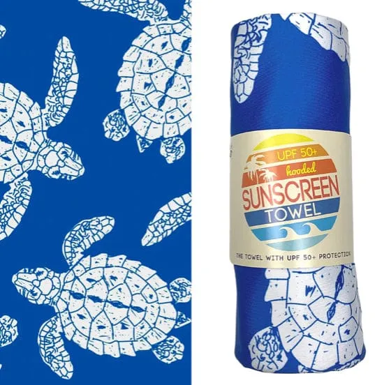 UPF 50  Sunscreen Hooded Towels