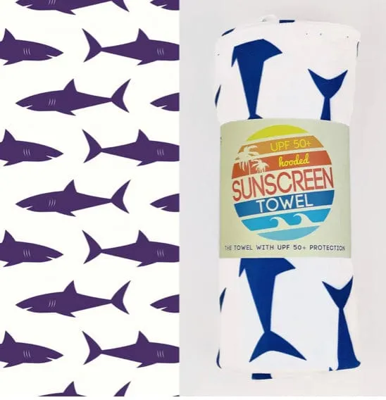 UPF 50  Sunscreen Hooded Towels