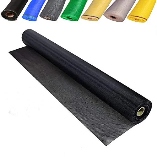 UR LITTLE SHOP Mosquito Net for Windows Fiberglass Mesh Full Bundle/Full Roll 5/100 Feet (150/3000 Cm) 60/1200 Inches with 1 Year Guarantee (Black Color)