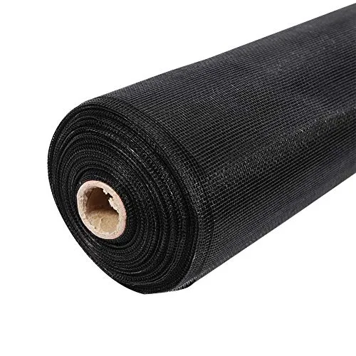 UR LITTLE SHOP Mosquito Net for Windows Fiberglass Mesh Full Bundle/Full Roll 5/100 Feet (150/3000 Cm) 60/1200 Inches with 1 Year Guarantee (Black Color)