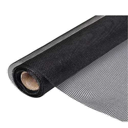 UR LITTLE SHOP Mosquito Net for Windows Fiberglass Mesh Full Bundle/Full Roll 5/100 Feet (150/3000 Cm) 60/1200 Inches with 1 Year Guarantee (Black Color)