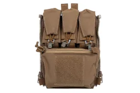 V5 PC assault panel with pistol pouches Wosport Coyote Brown