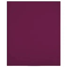 vidaXL Jersey Fitted Sheets 2 pcs Bordeaux 100x200 cm Cotton