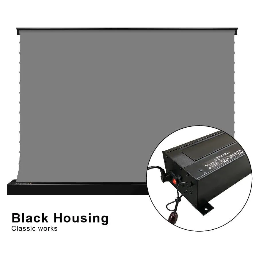 VIVIDSTORM S ALR Motorized Tension Floor Rising Obsidian Long Throw ALR Projector screen