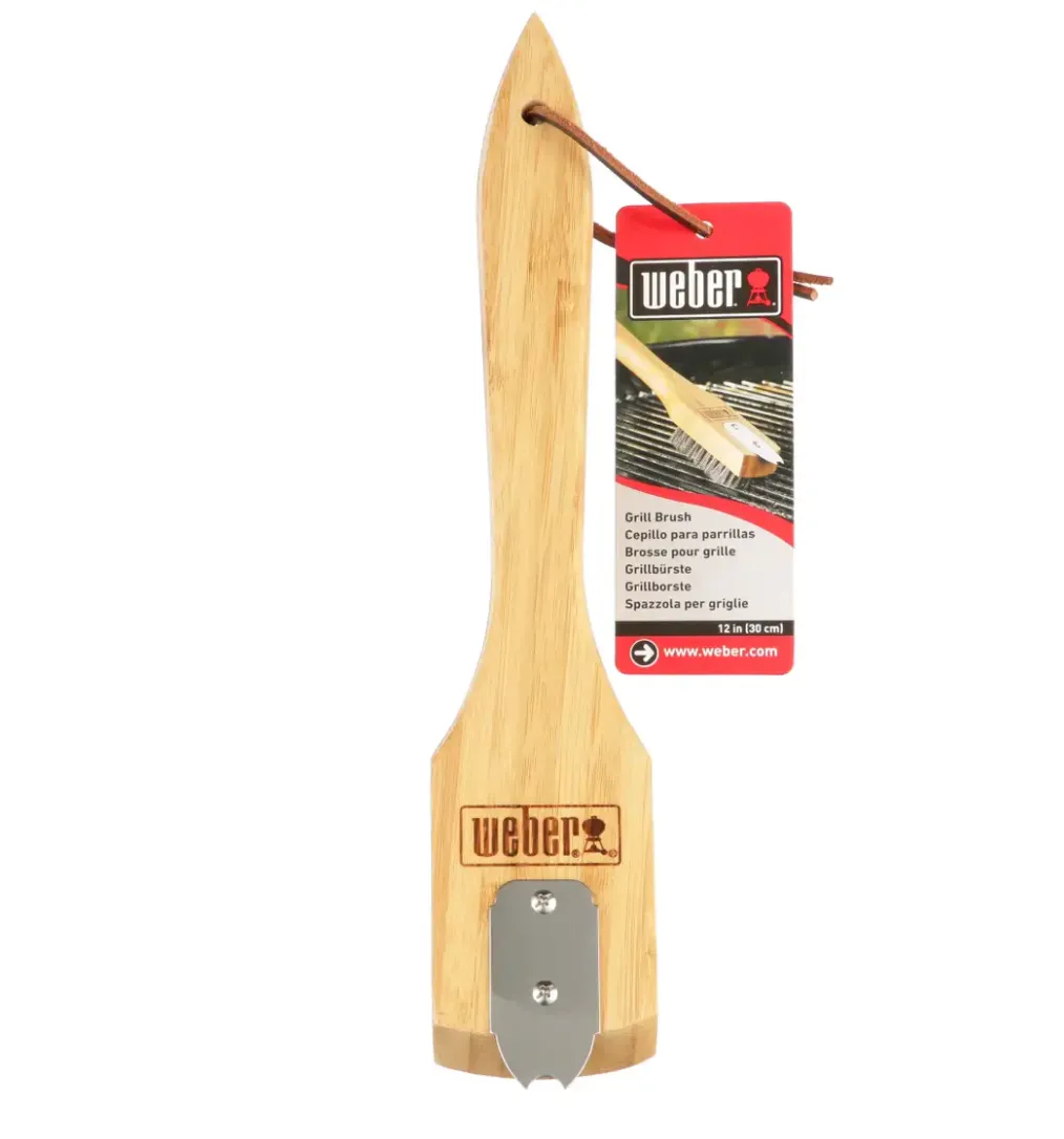 Weber Bamboo Grill Brush – 12"