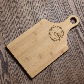 Wedding Gift Paddle Charcuterie Cheese Board