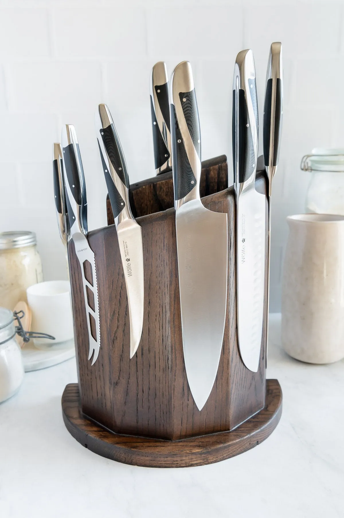 Wölfe 14 Pc Cutlery Set with Magnetic Block