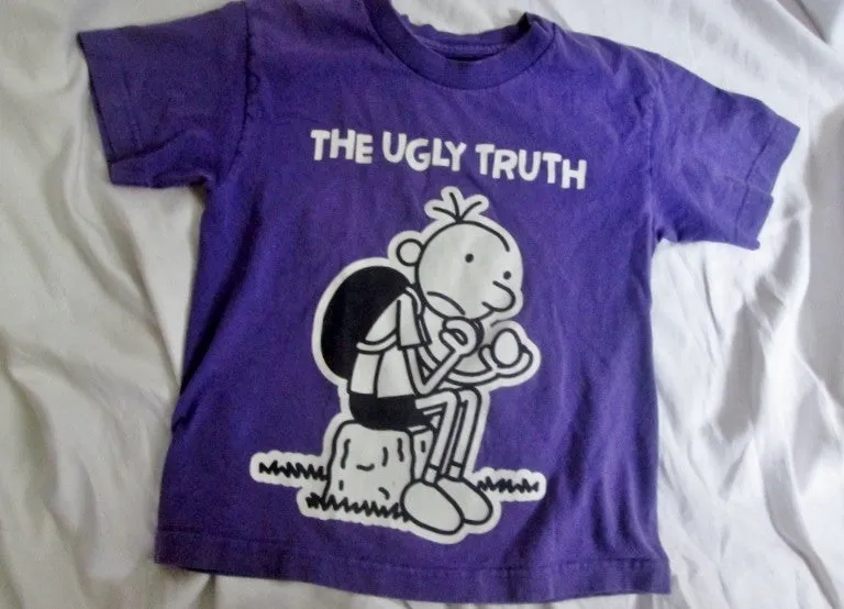 Youth Diary of A Wimpy Kid The Ugly Truth Shirt T SHIRT AQUA PURPLE S