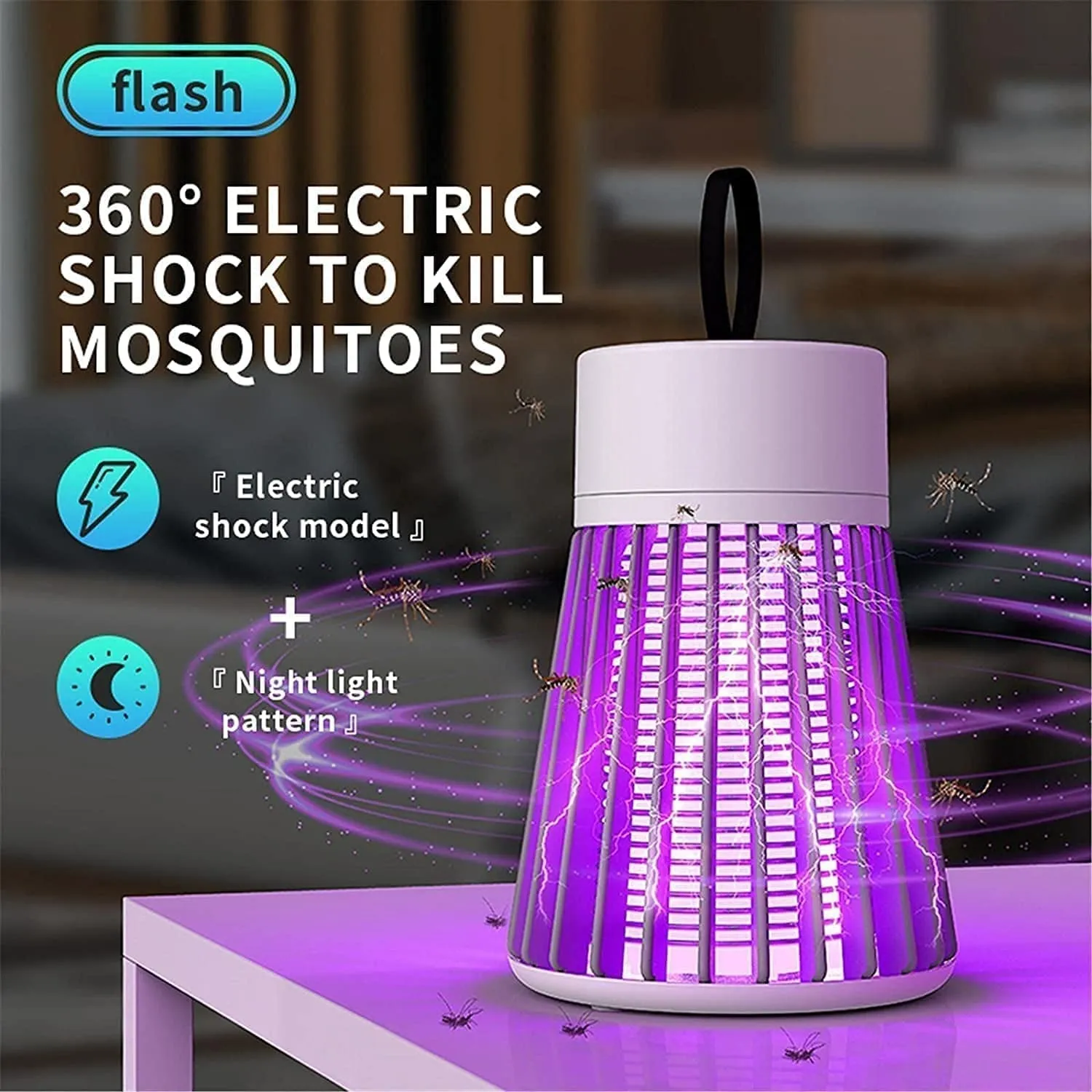 ZapZero: Silent, Eco-Friendly Mosquito Killer with Night Light