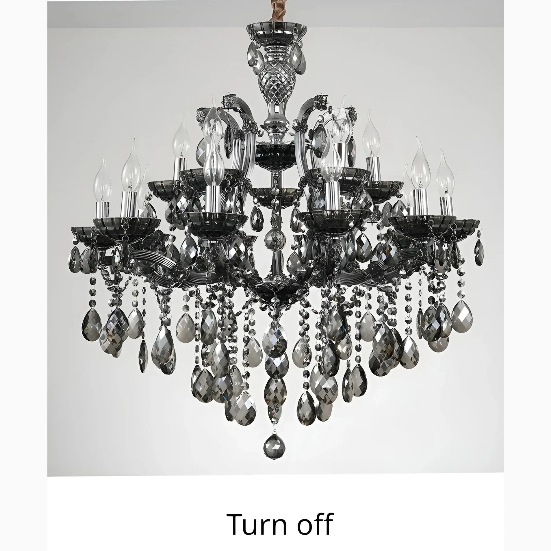 Zenevredo | European-Style Retro Crystal Candle Shape Chandelier